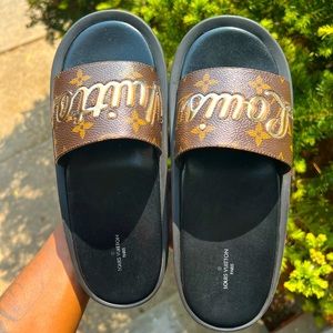 Louis Vuitton Monogram Women Slides